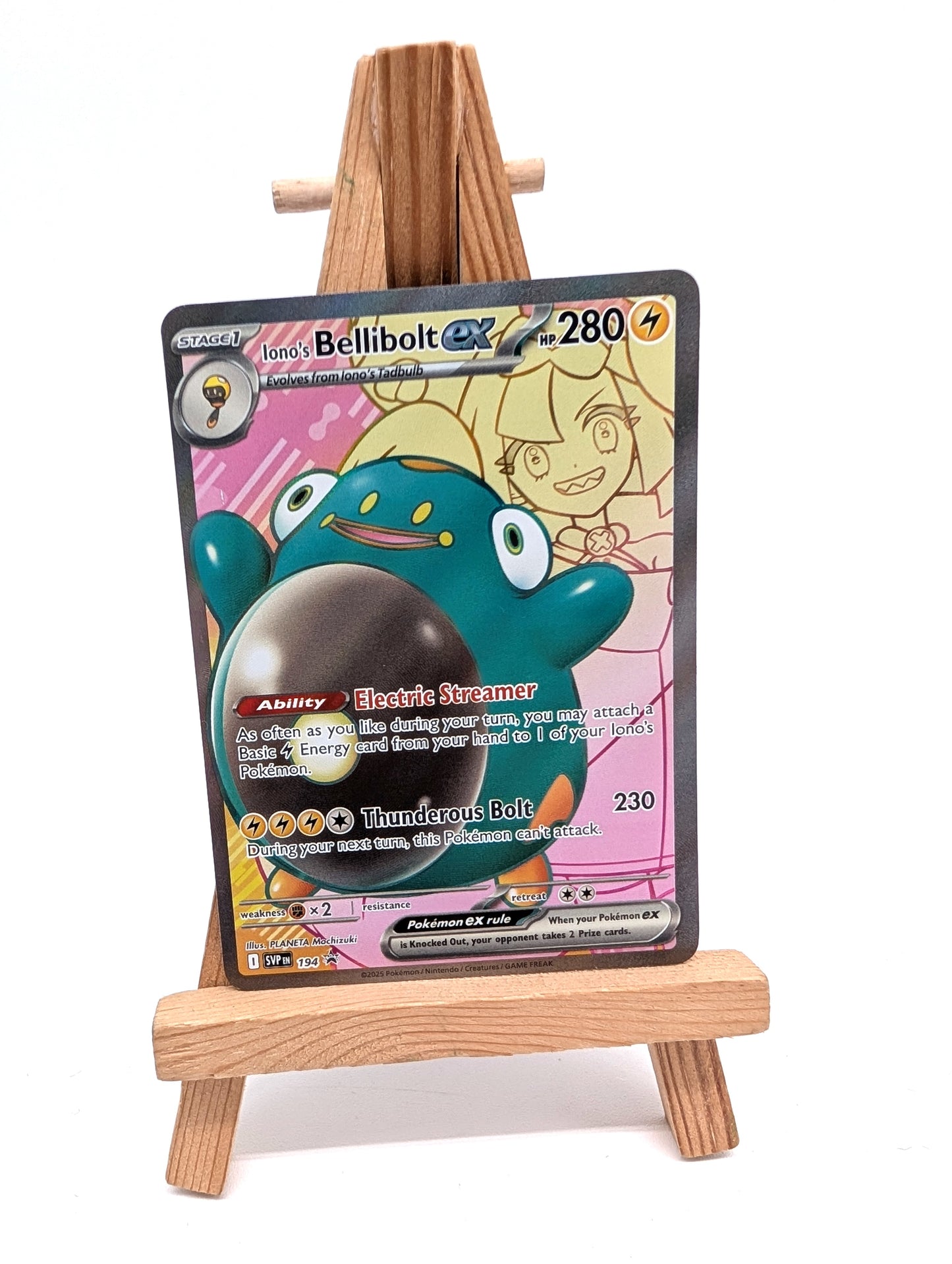 Pokémon Ionos Bellibolt ex SVP 194 Journey Together Black Star Promo