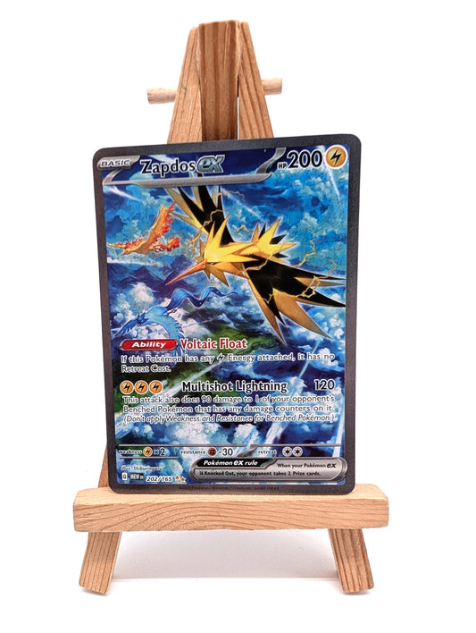 Zapdos ex 202/165 Pokemon Sv: Scarlet & Violet 151 Special Illustration