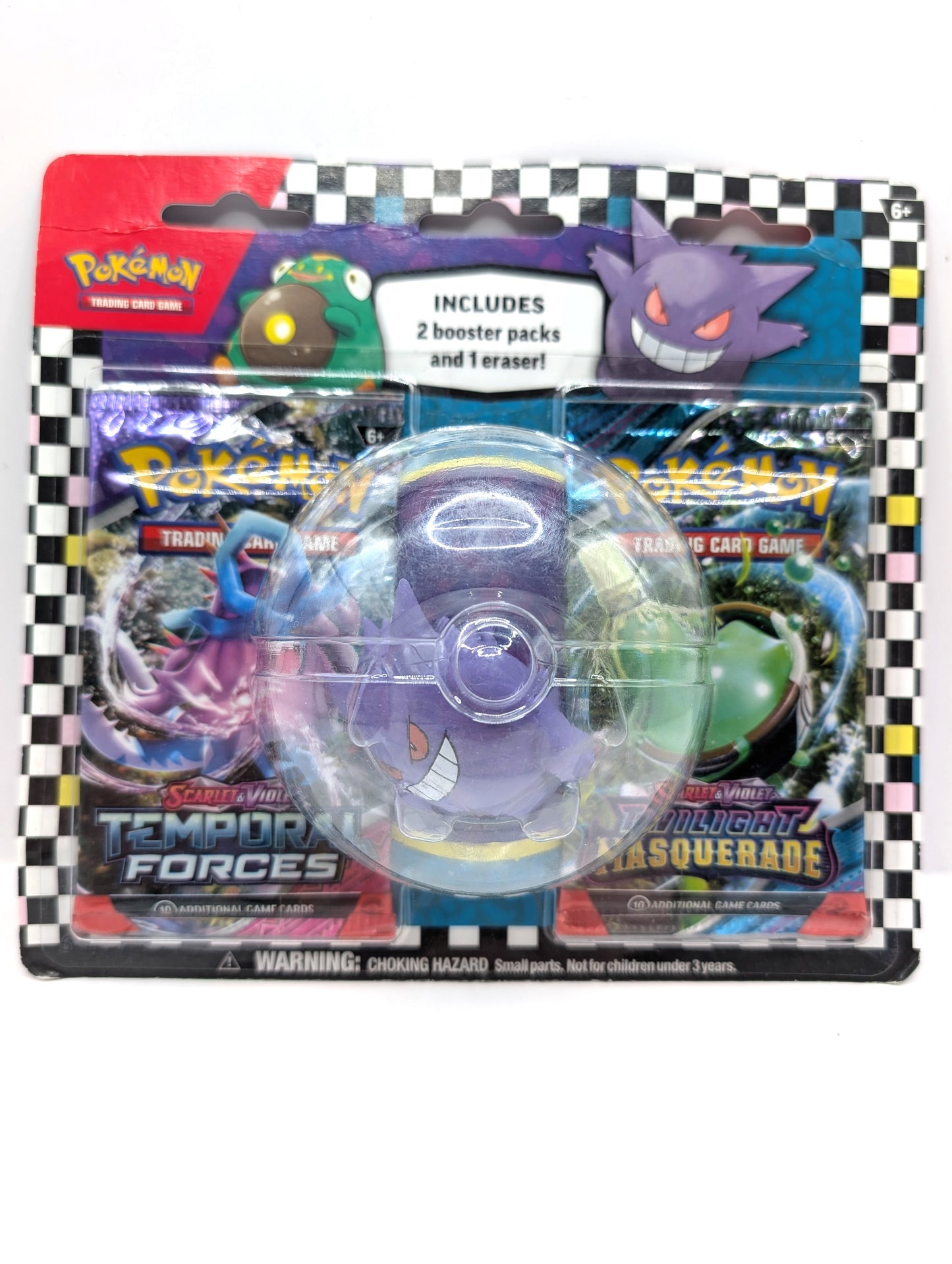 Pokémon TCG: 2024 Back to School Gengar Eraser Blister Pack Sealed