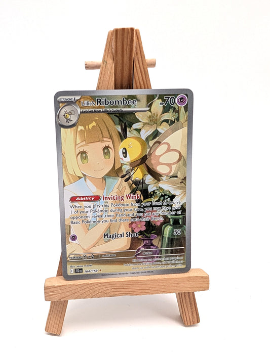 Pokemon Card Lillie's Ribombee 164/159 Illustration Rare Journey Together