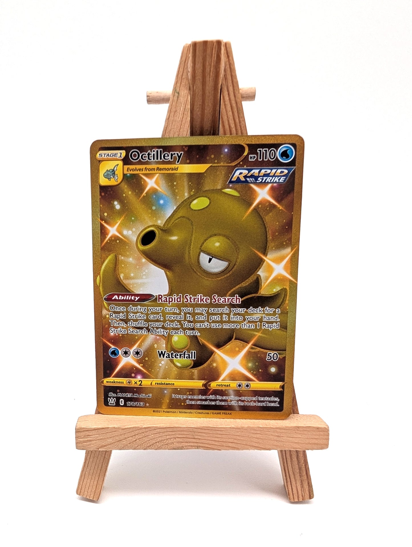 Pokemon - Octillery (Secret) - 178/163 - Battle Styles - Holo - Secret Rare