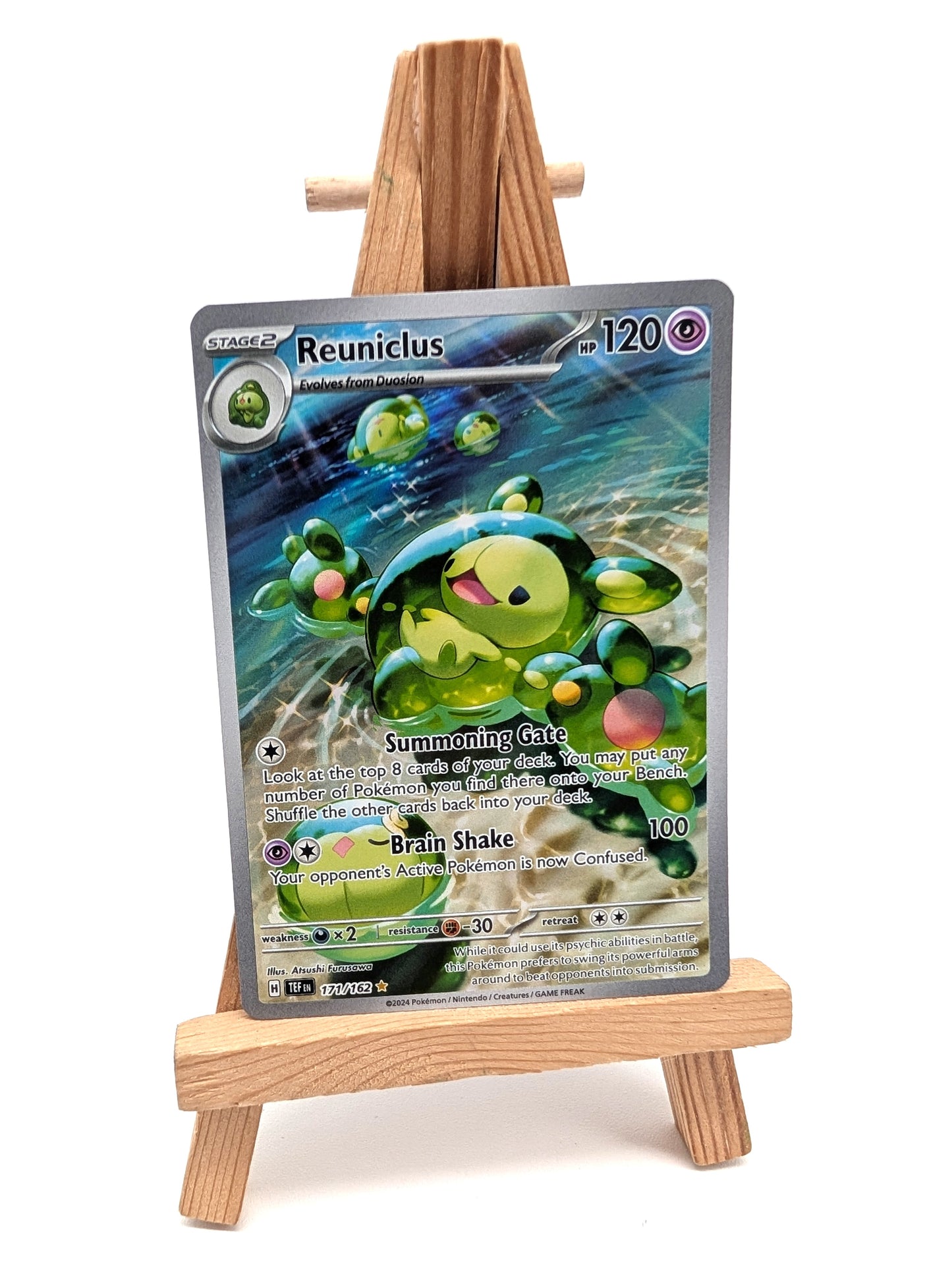 Pokemon TCG 1x Reuniclus - Illustration Rare - Temporal Forces 171/162
