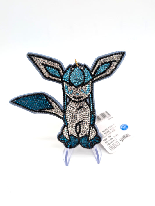 Pokemon Official Glaceon Diamanté Keyring Eevee Evolution