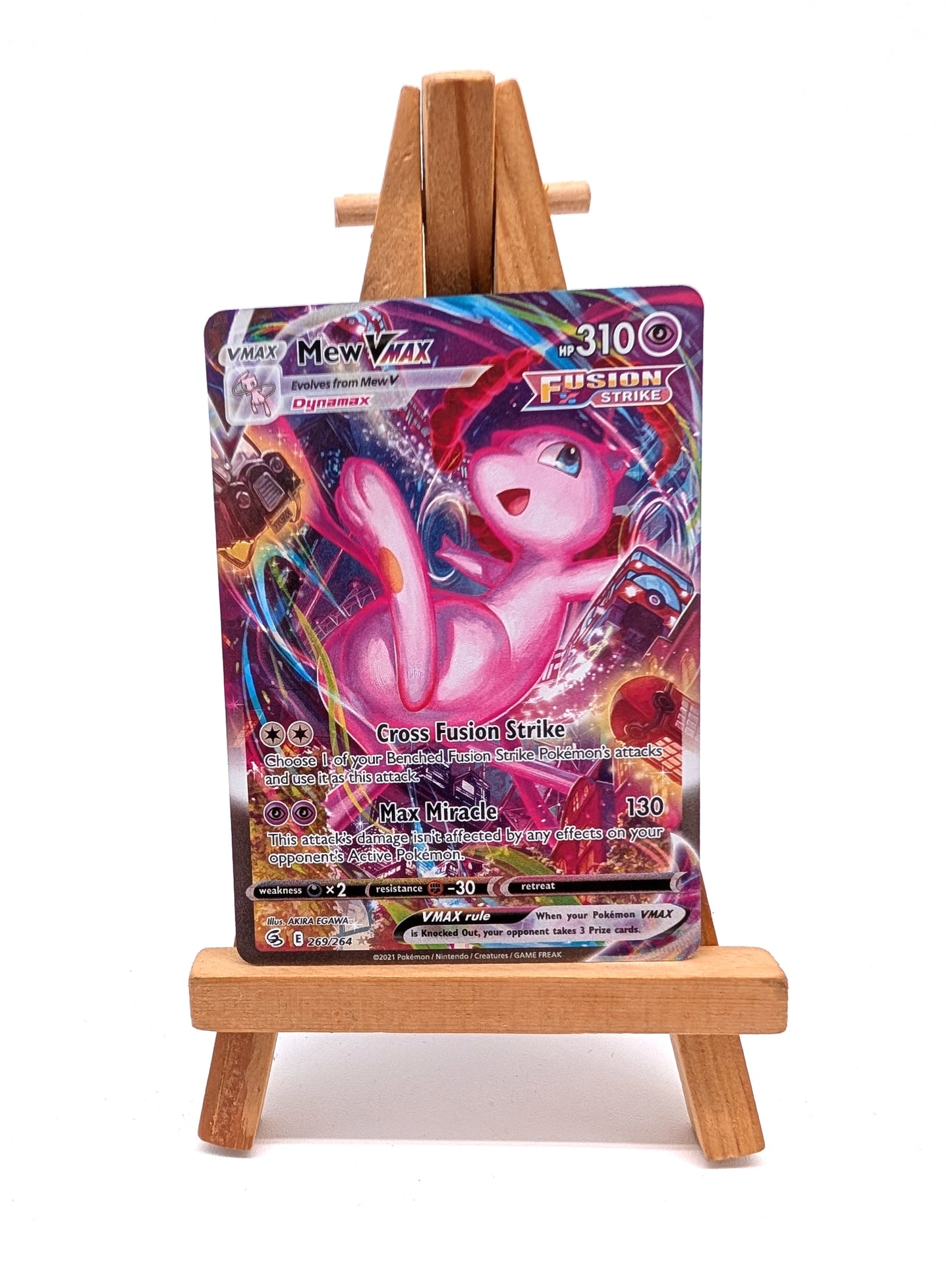 Mew VMAX 269/264 Alt Art Fusion Strike 2021 Pokemon