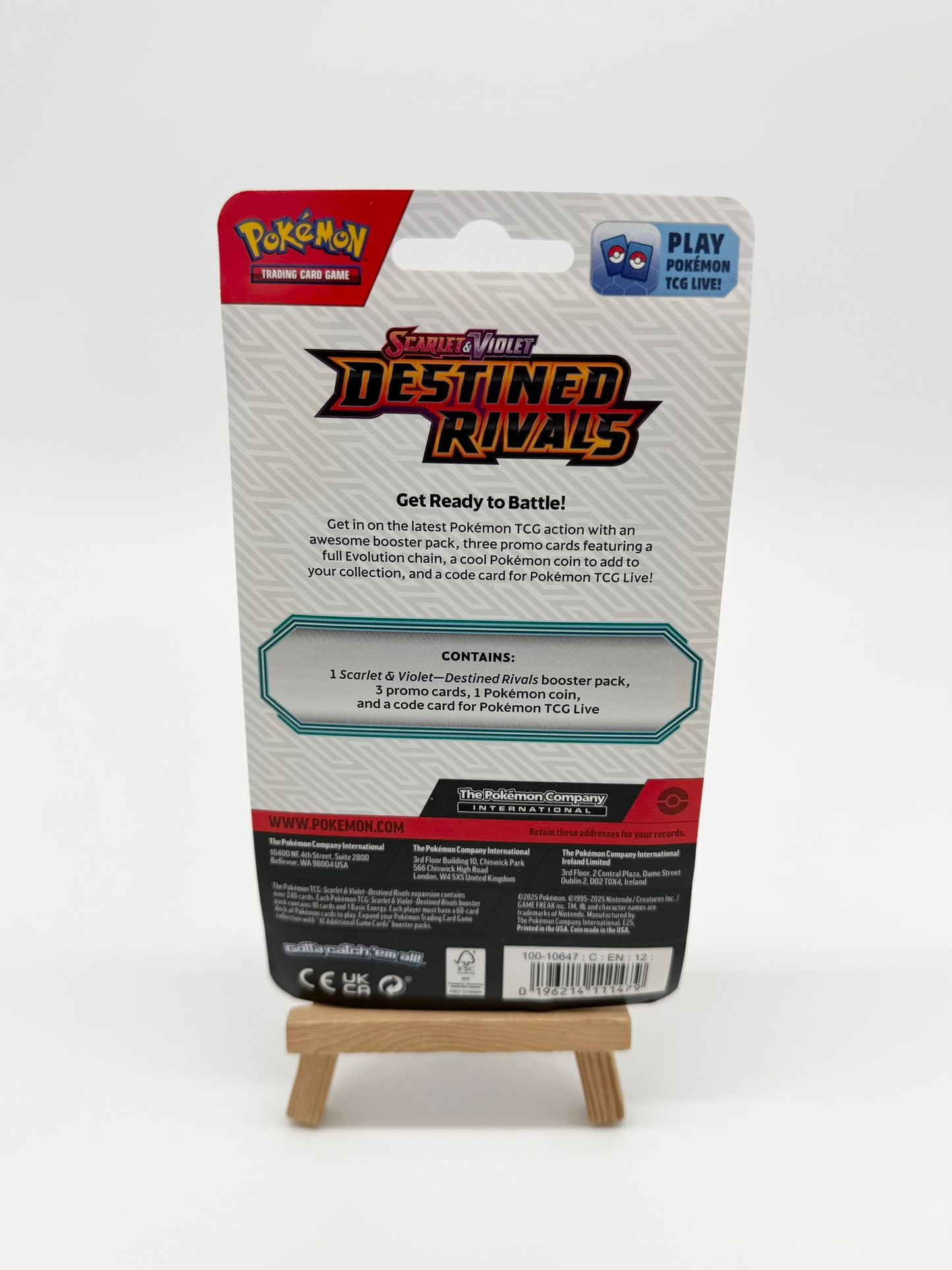 Pre-Order 30th May Pokémon Destined Rivals Blister Pack New