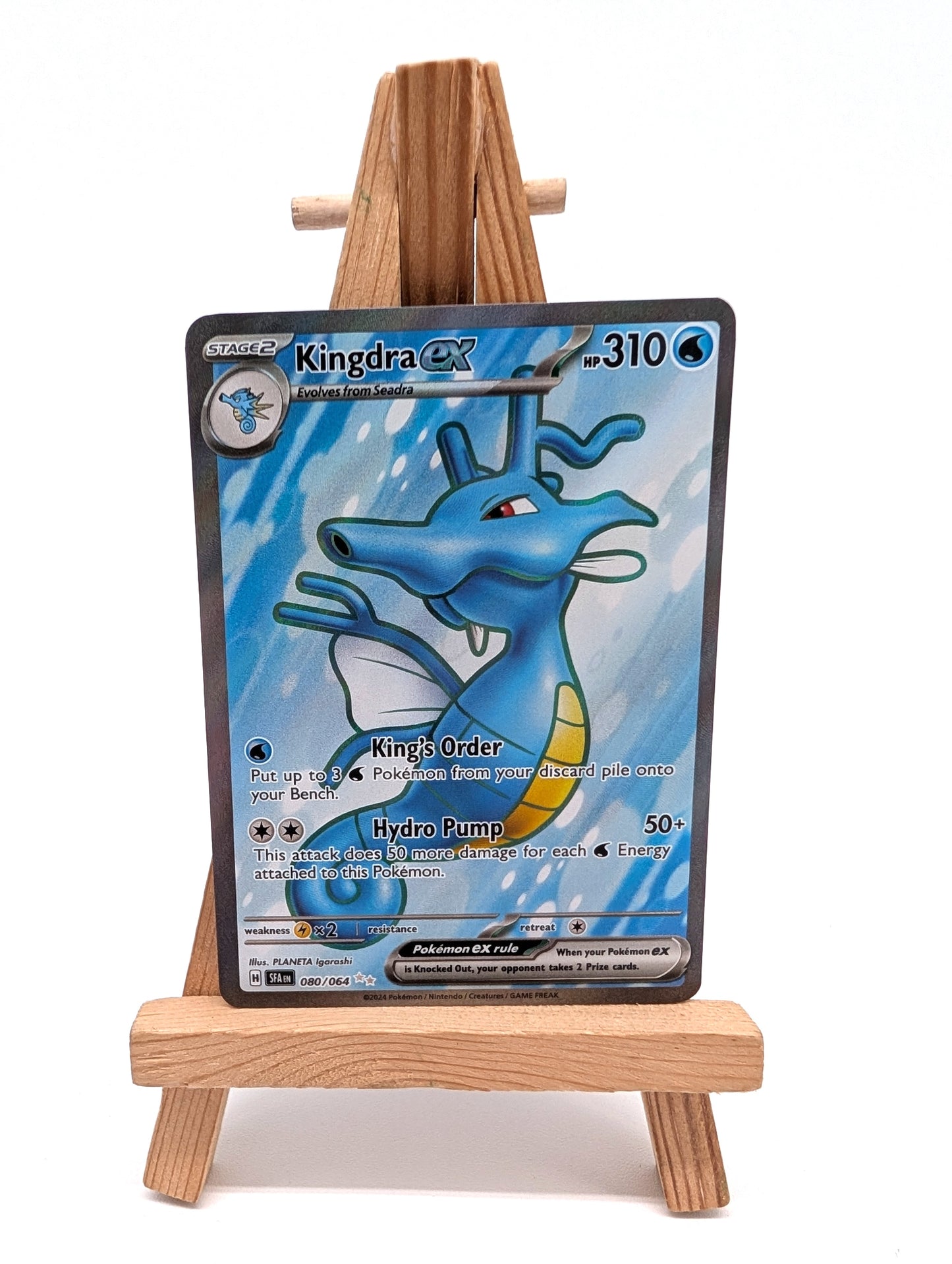 Pokémon Kingdra EX Shrouded Fable Holo Card 080/064