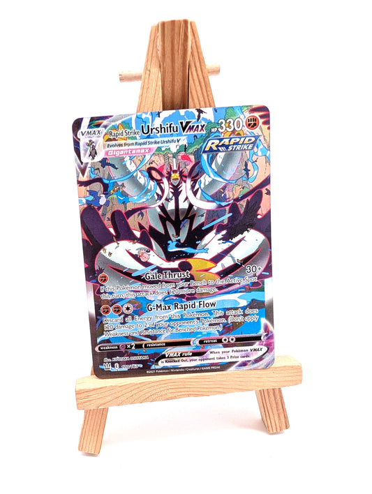 Pokémon TCG Rapid Strike Urshifu VMAX Holo Card 170/163 Secret Rare