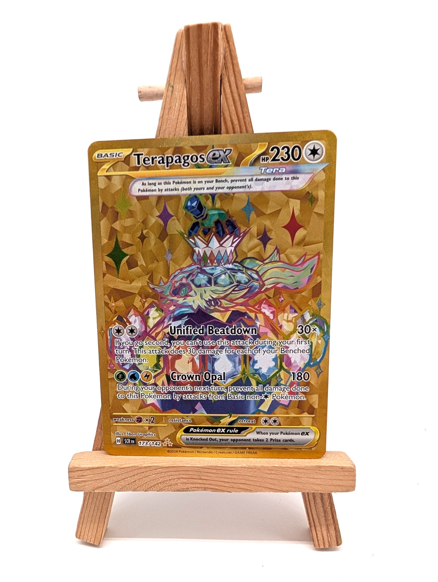 Pokémon Card TCG - Terapagos EX 173/142 - Stellar Crown