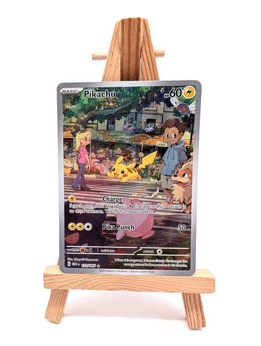 Pikachu 173/165 Illustration Rare Scarlet Violet 151 Pokemon