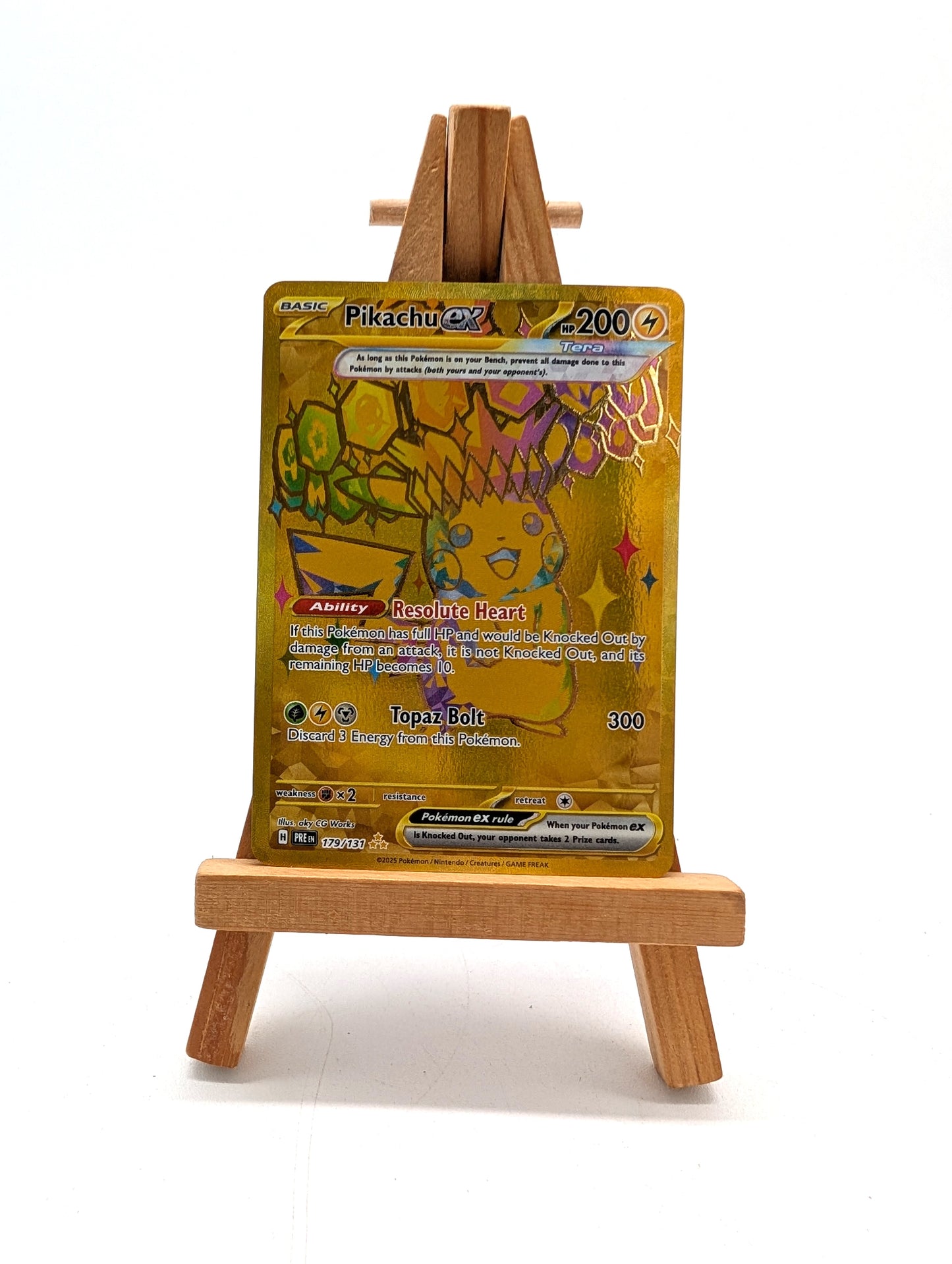 Pikachu ex 179/131 Prismatic Evolutions Holo Condition