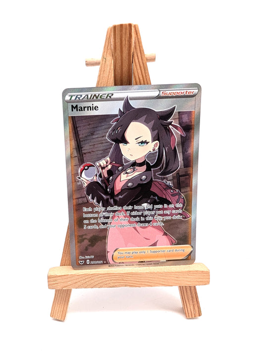 Pokemon Card Marnie 200/202 Sword & Shield Full Art Holo Ultra