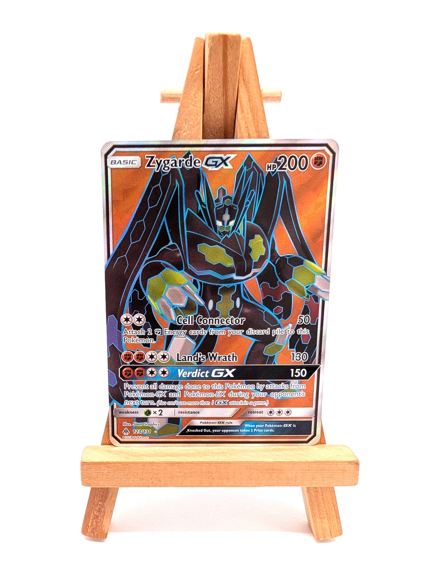 Pokemon Card Zygarde GX 123/131 Full Art Forbidden