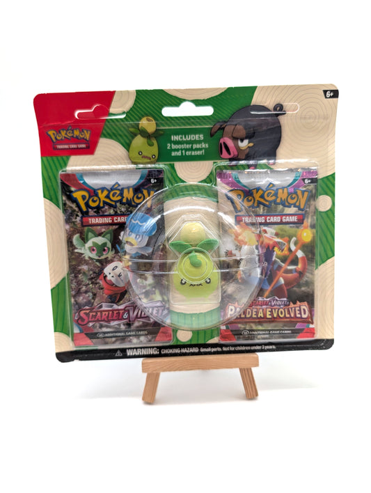 Pokémon TCG: 2023 Back to School Smoliv Eraser Blister Pack – Sealed