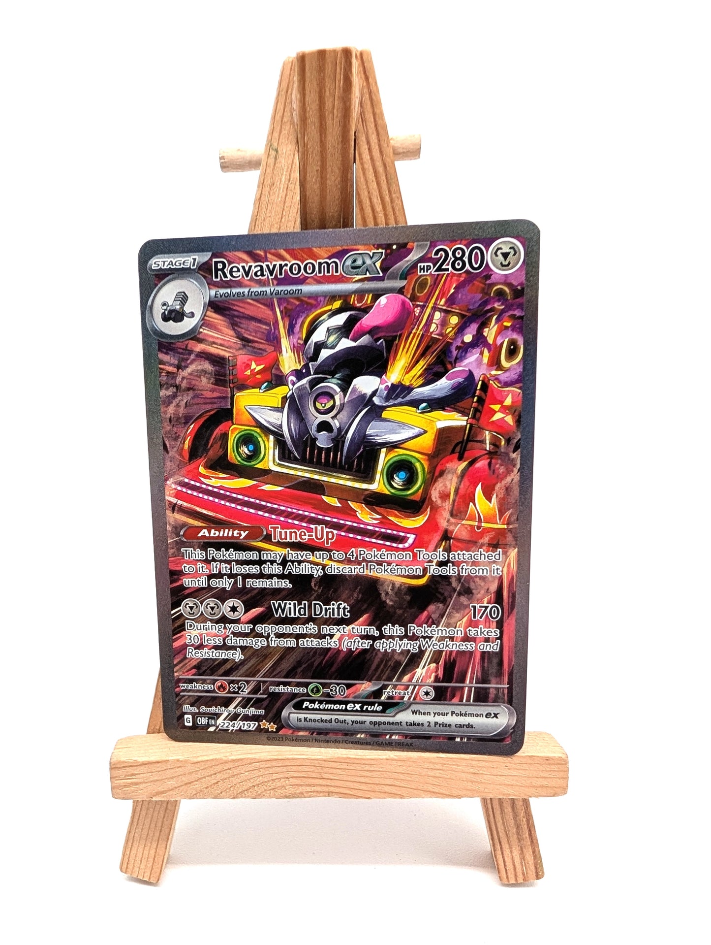 Revavroom EX 224/197 Pokemon TCG S&V Obsidian Flames Special Illustration Rare