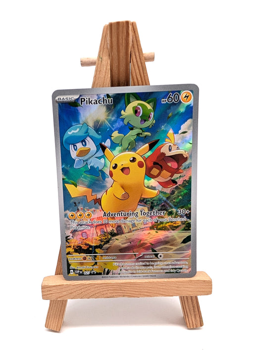 Pikachu SVP027 Paldea Evolved EN Black Star Promo Holo SVP EN 027 Pokemon