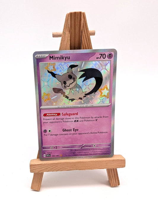 Pokemon Paldean Fates - 160/091 Mimikyu - Baby Shiny Rare
