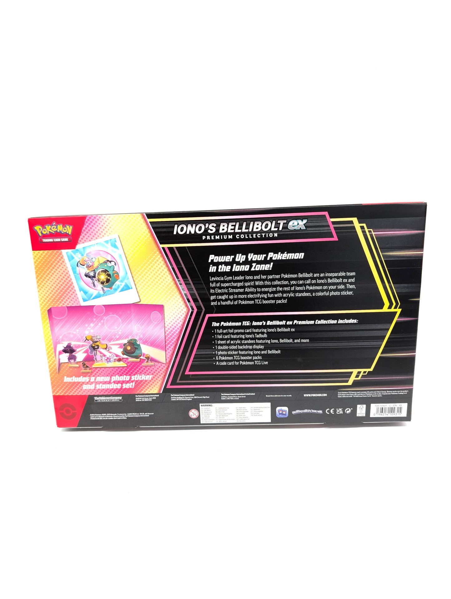 Pokemon TCG Iono’s Bellibolt EX Premium Collection Box New & Sealed