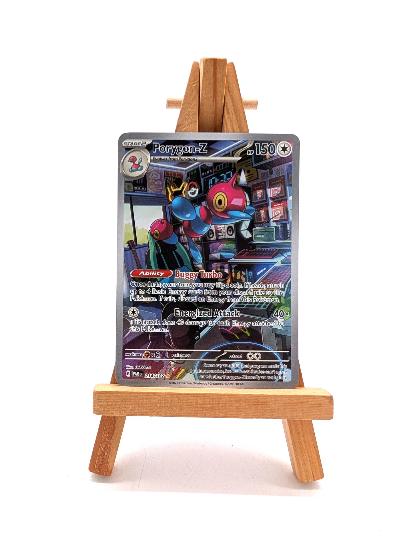 Pokémon TCG Porygon Z 214/182 Paradox Rift Illustration Rare