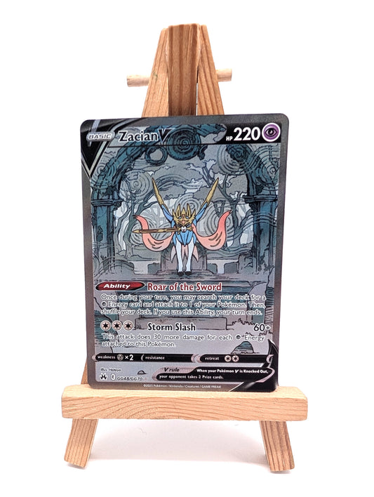 ZACIAN V GG48/GG70 | Pokémon TCG Crown Zenith: Galarian Gallery Holo Ultra Rare