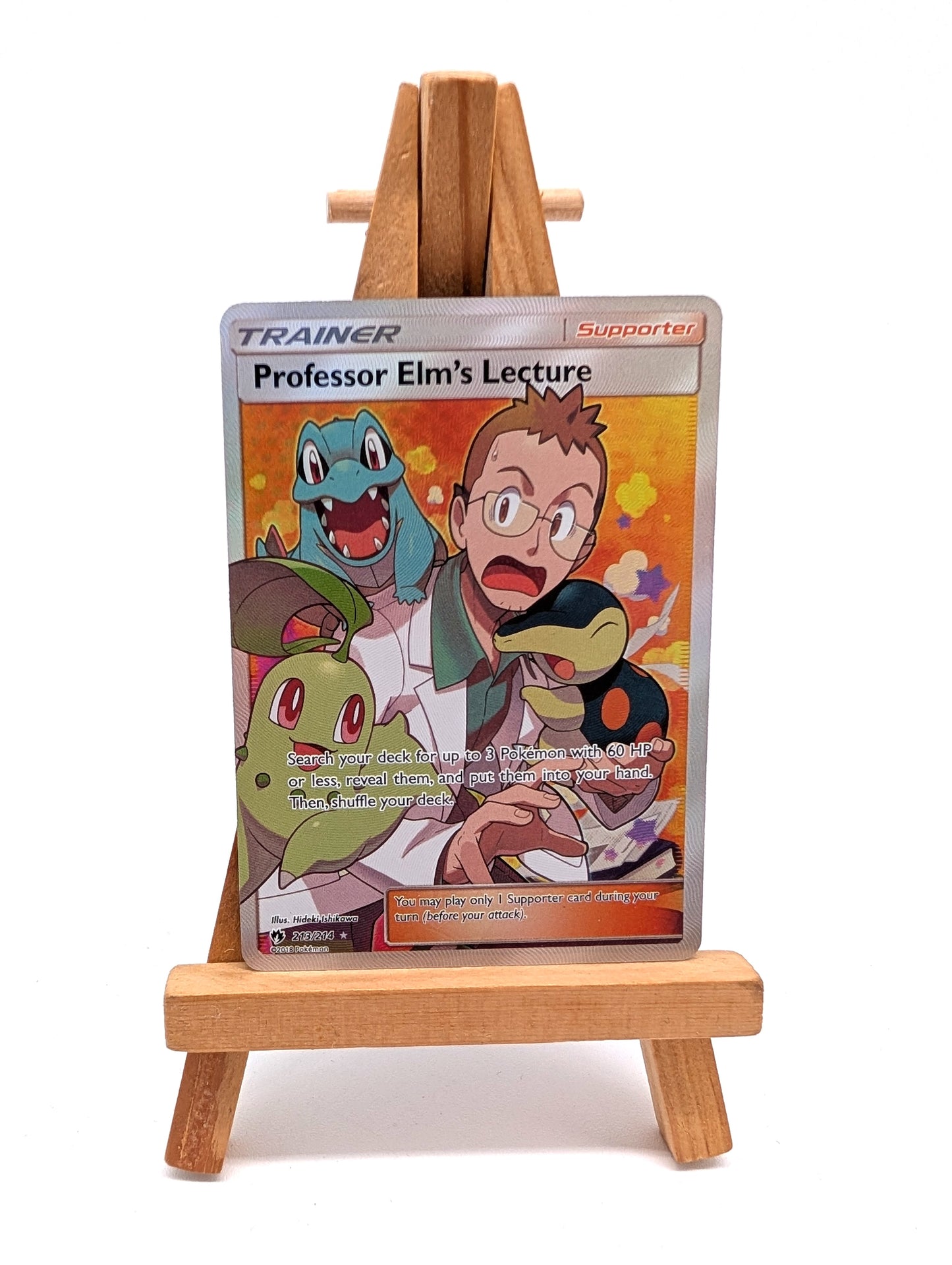 Professor Elm's Lecture - Lost Thunder - Pokemon TCG - 213/214