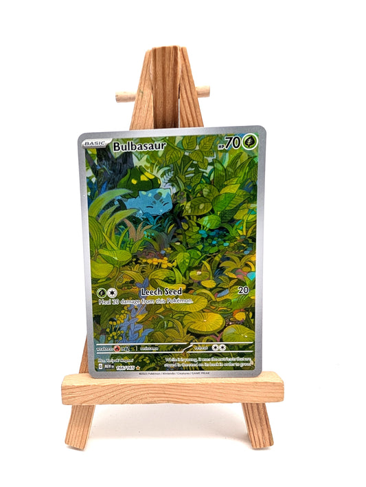 Bulbasaur 166/165 151 Scarlet And Violet Illustration Pokemon Card