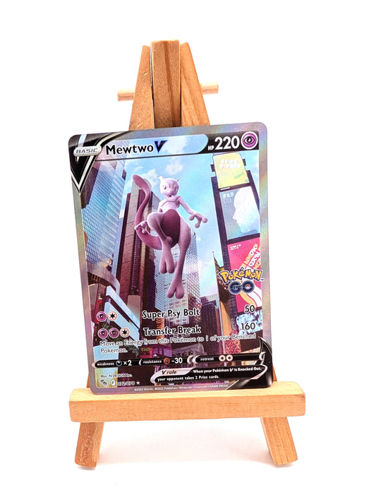 Mewtwo V (Alternate Full Art) 072/078 Pokémon GO Holo