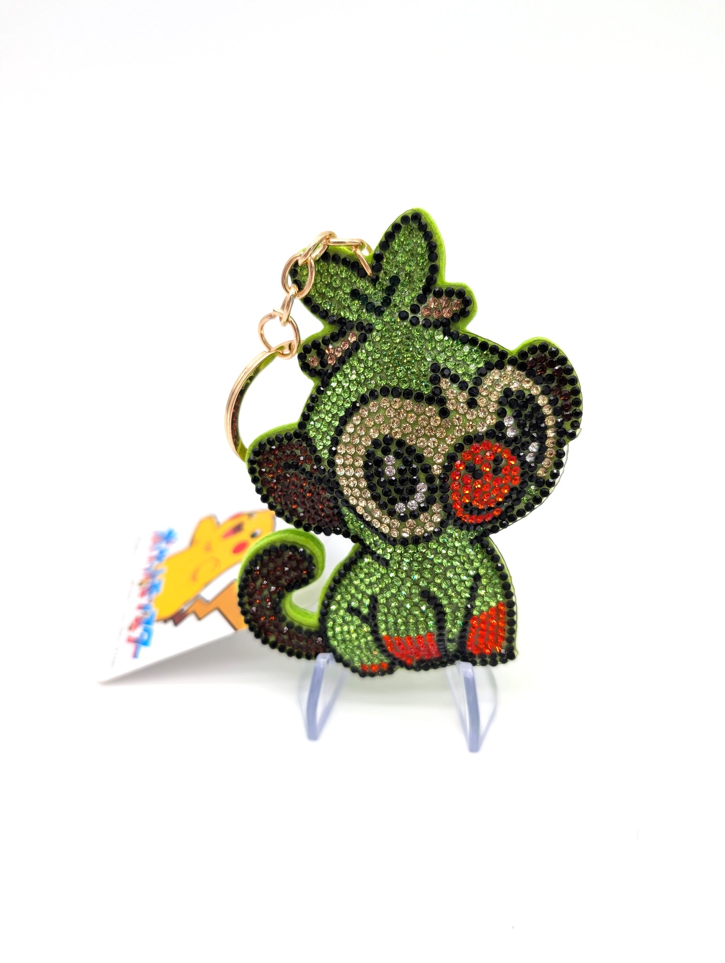 Pokemon Official Grookey Diamanté Keyring