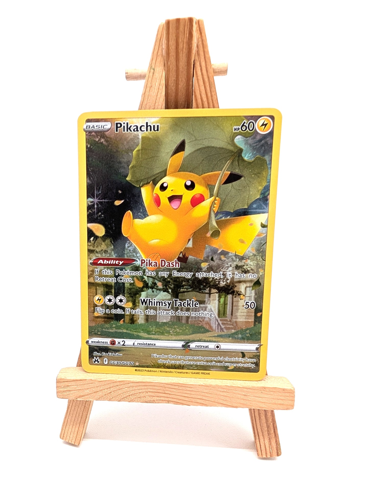 Pikachu GG30/GG70 Crown Zenith: Galarian Gallery Holo Pokemon