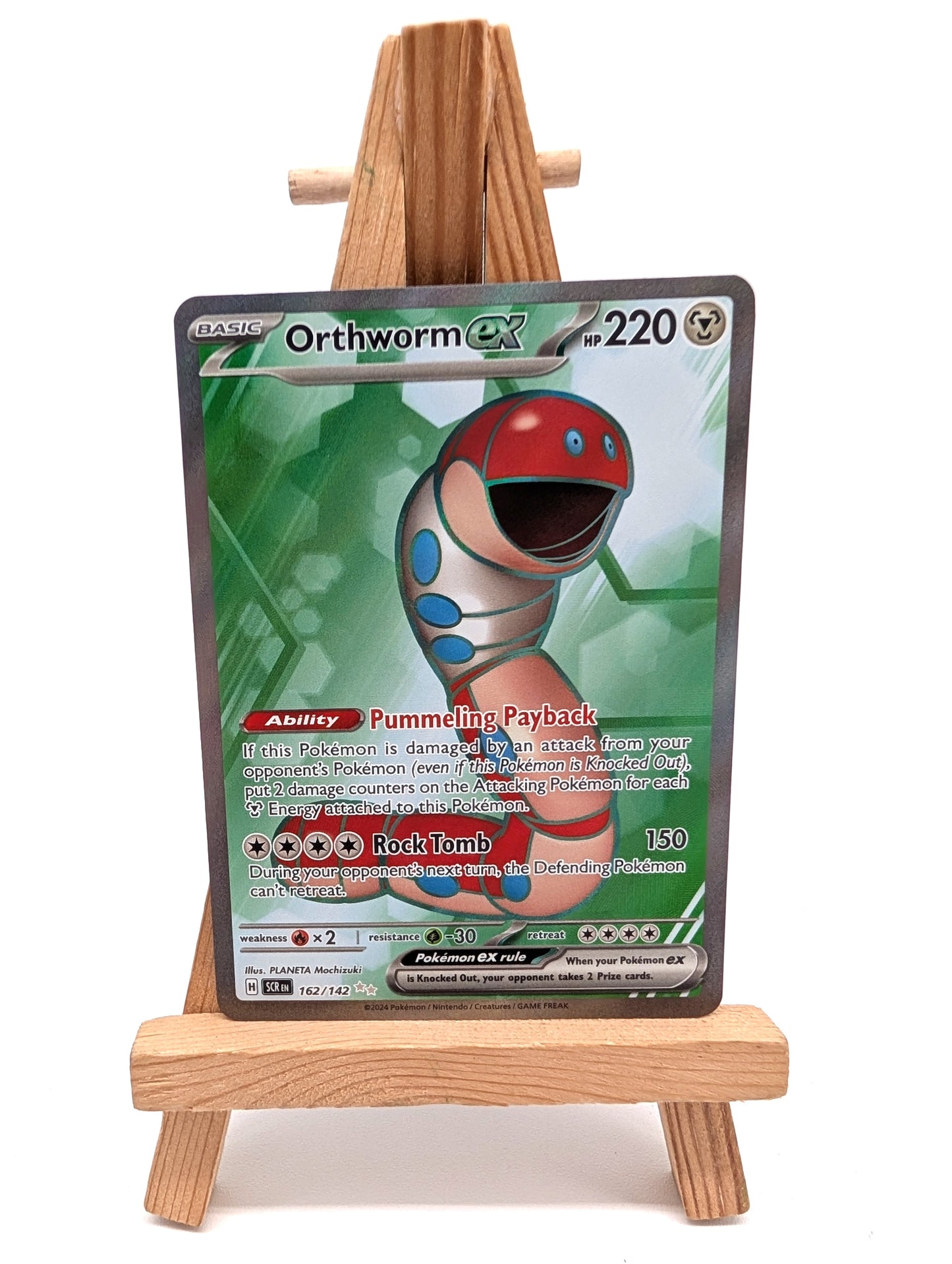 Orthworm EX 162/142 Pokemon TCG S&V Stellar Crown Full Art