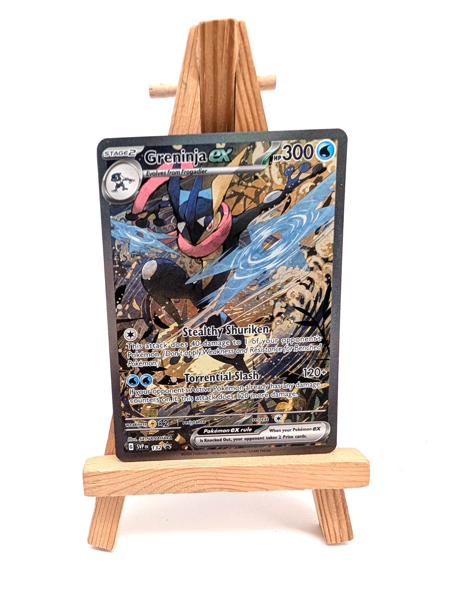 Pokémon TCG Greninja EX SVP 132 Black Star Promo Full Art