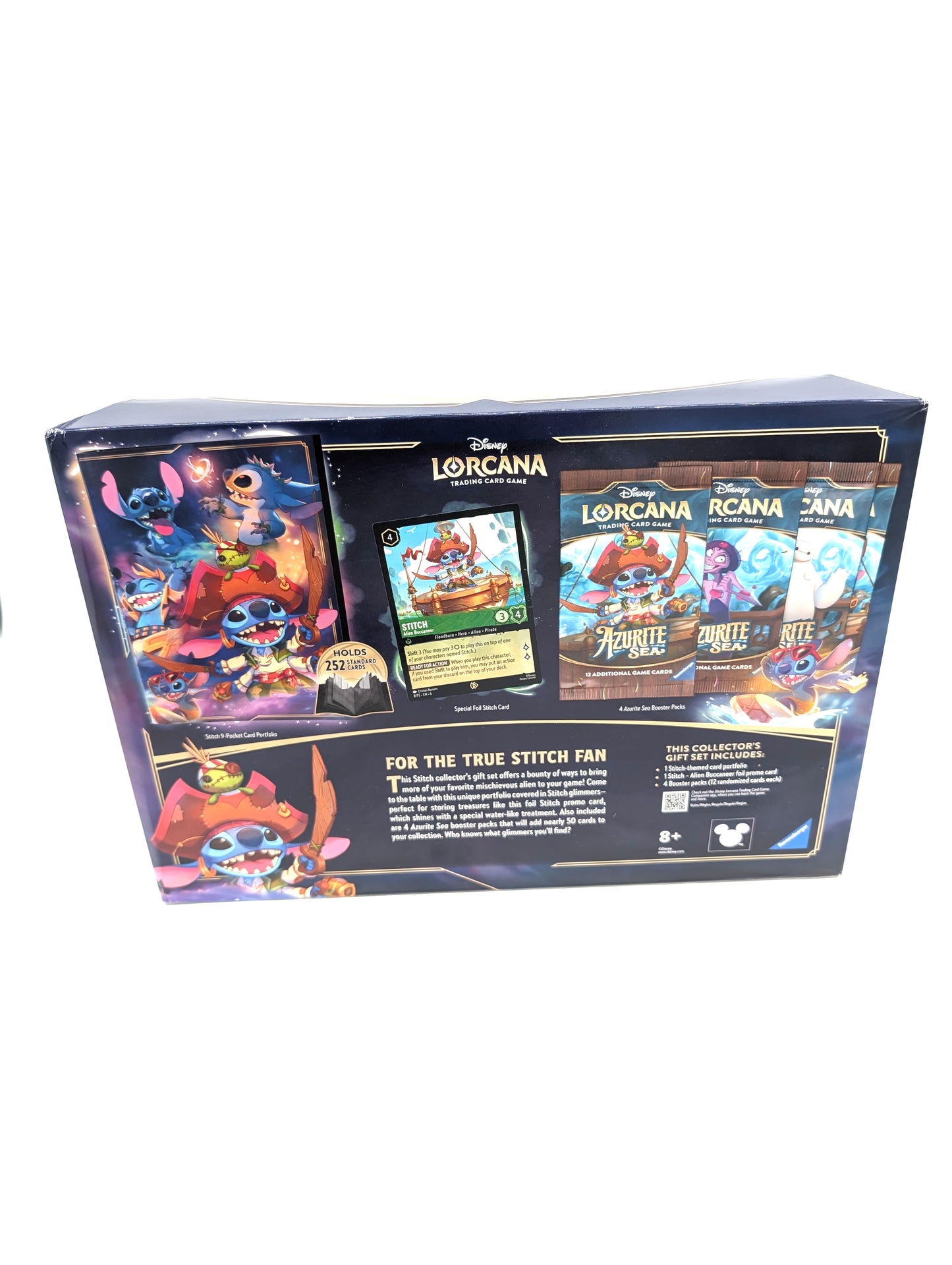 Disney Lorcana Azurite Sea Stitch Collector's Gift Set - Inc 4 Booster Packs