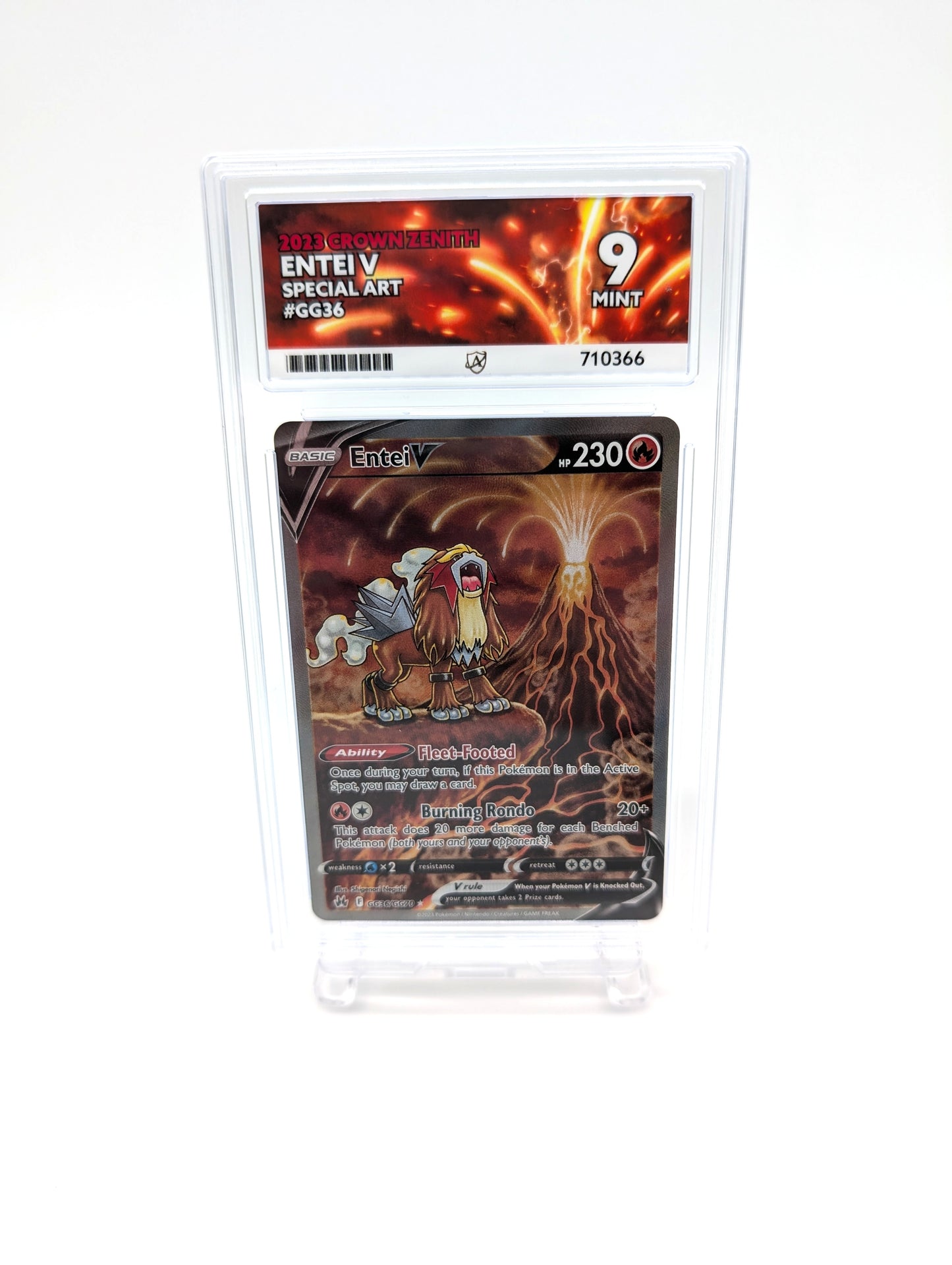 Crown Zenith Entei V Ace Grading 9