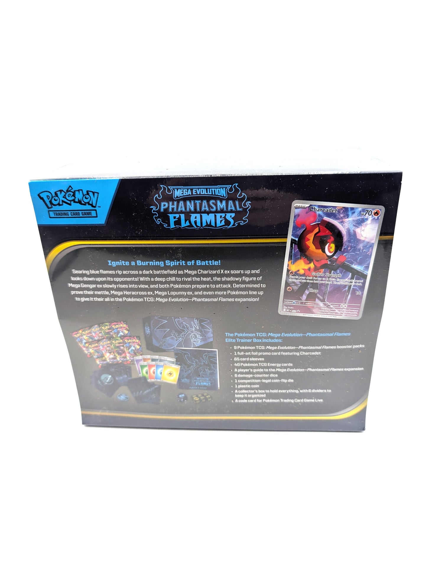 Pokemon TCG Mega Evolution Phantasmal Flames ETB Factory Sealed New