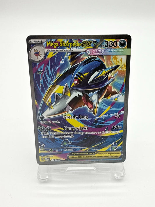 Mega Sharpedo EX 127/094 Me02: Phantasmal Flames Pokemon TCG NM