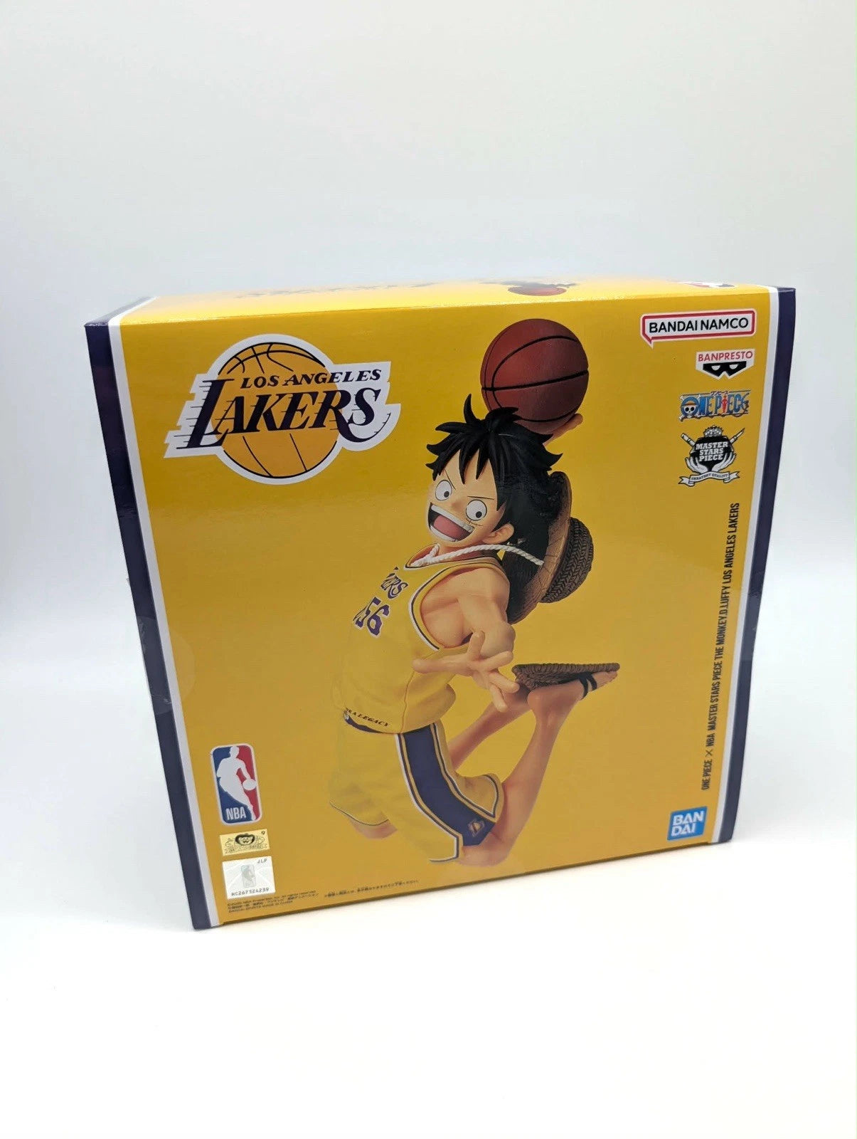 One Piece x NBA Master Stars Piece Monkey. D. Luffy Los Angeles Lakers Figurine