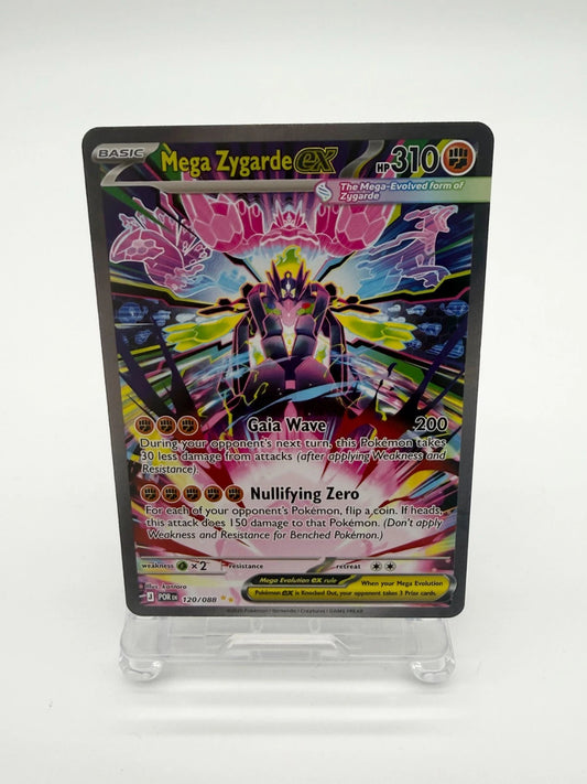 Pokémon TCG Mega Zygarde Ex POR 120/088 SIR Pack Fresh Near Mint UK