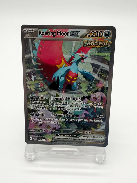Roaring Moon EX 251/182 Sv04: Paradox Rift Holo Card NM