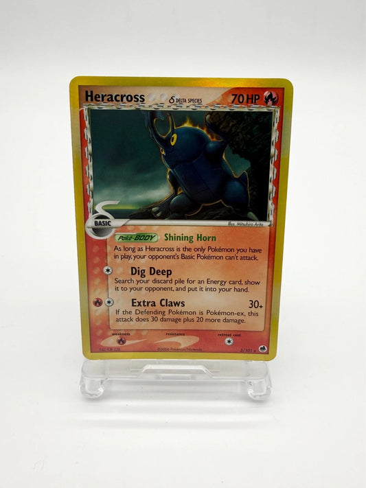 2006 Pokémon Ex Dragon Frontiers | Heracross | Holo | #3/101 LP