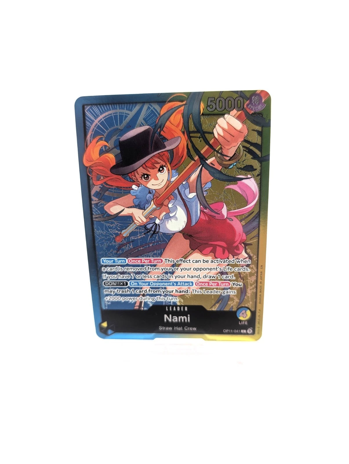 Nami OP11-041 (Nami Deck) Leader Learn Together Deck Set One Piece NM