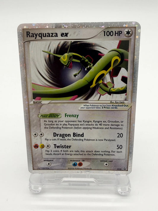 Rayquaza EX Holo 039 Black Star Promo Pokémon Card #39 Ultra Rare English LP