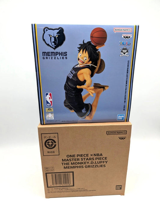 One Piece x NBA Master Stars Piece Monkey. D. Luffy Memphis Grizzlies Figurine