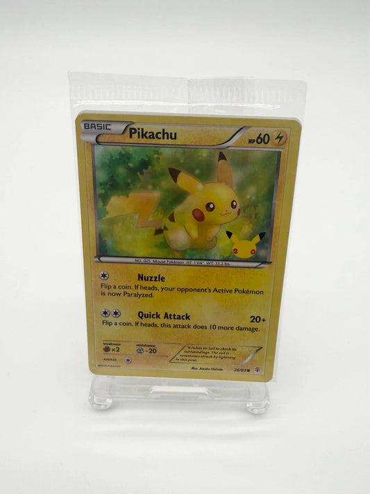 SEALED - Pokemon 20th Celebrations - Pikachu - 26/83 - Holo - M/NM