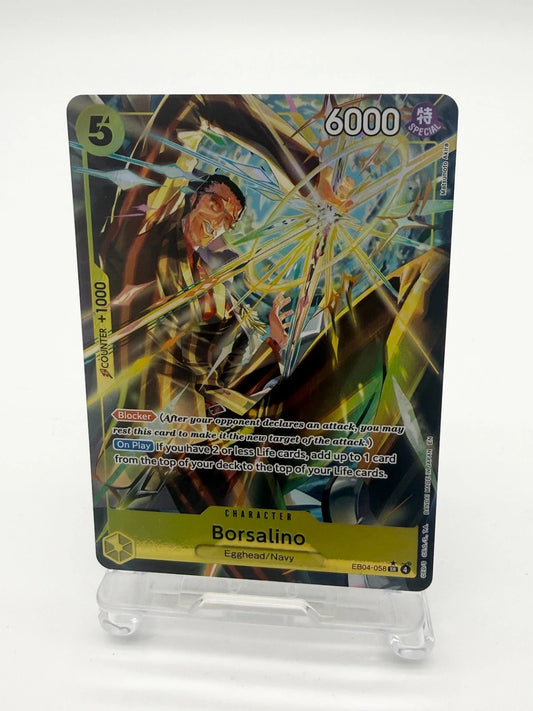 One Piece CCG TCG Borsalino Alt Art EB04-058 English Card NM