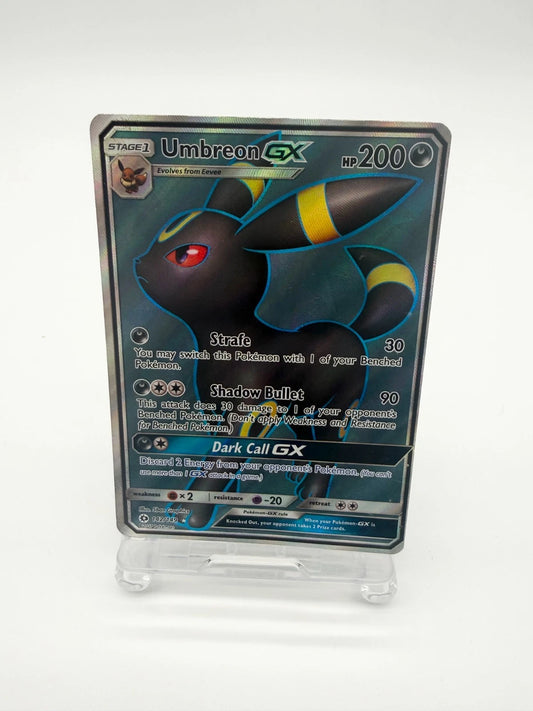 Pokémon TCG Umbreon GX Sun Moon 142/149 Holo Full Art Ultra Rare MP