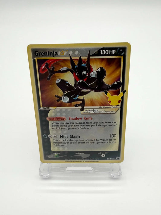 Pokémon TCG Greninja Gold Star SWSH144 25th Celebrations Promo NM/M