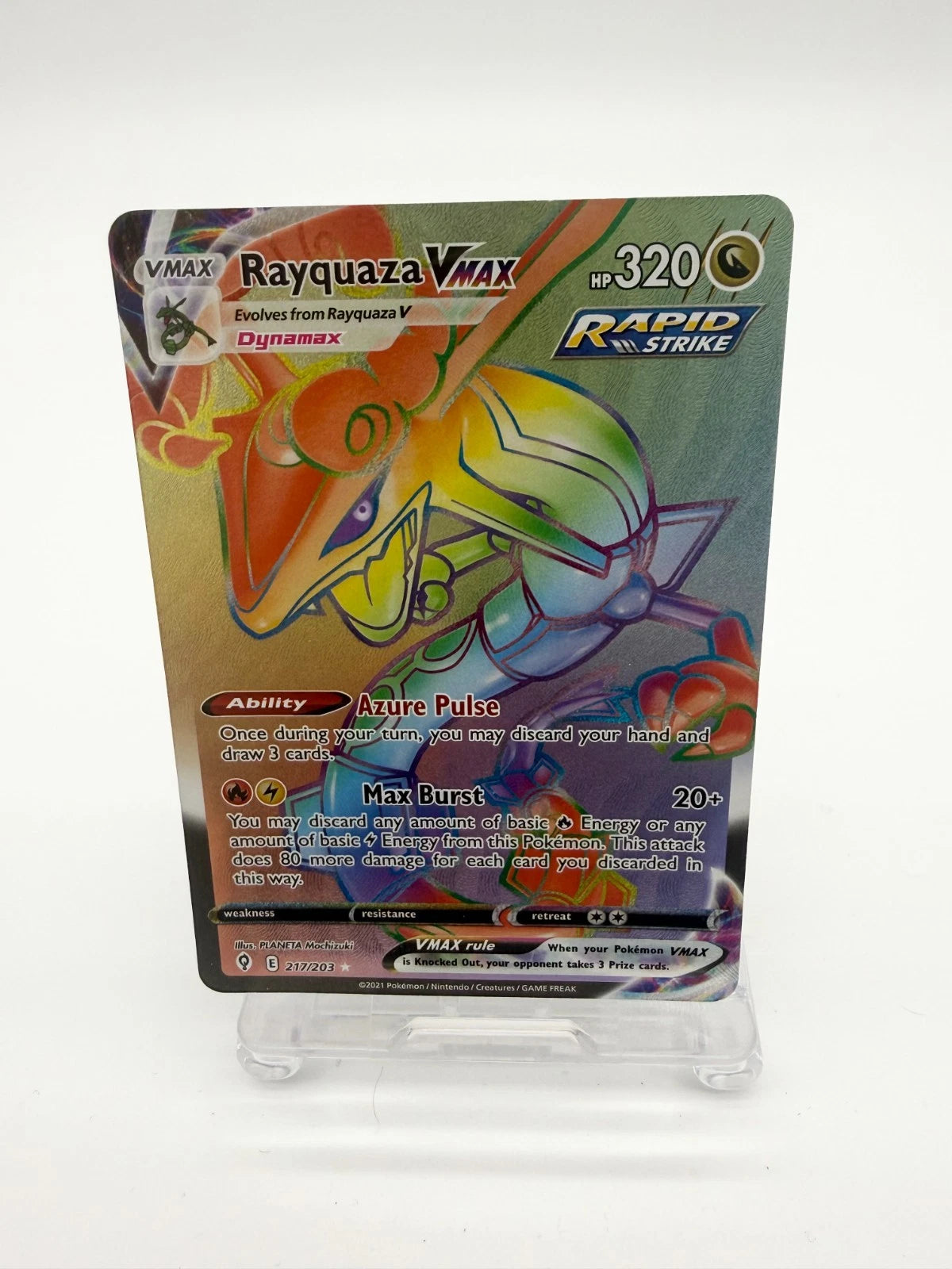 Rayquaza VMAX 217/203 (Evolving Skies) NM