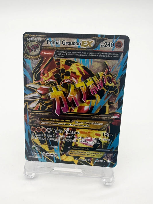 Pokémon Primal Groudon EX 151/160 XY Primal Clash | Ultra Rare Holo LP