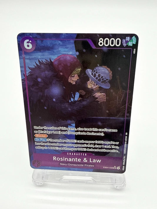 Rosinante & Law - Alt Art SR - EB04-038 - English - One Piece Card Game NM