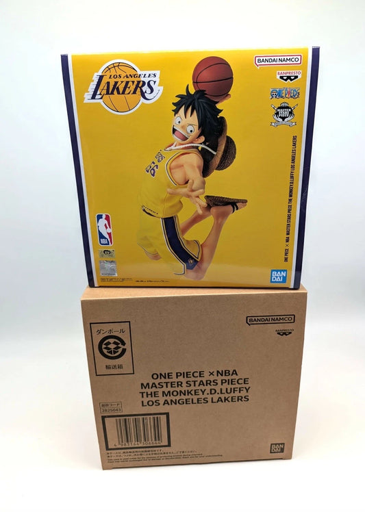 One Piece x NBA Master Stars Piece Monkey. D. Luffy Los Angeles Lakers Figurine