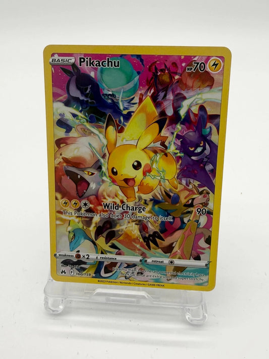 Pikachu 160/159 Crown Zenith Full Art Holo Secret Rare NM